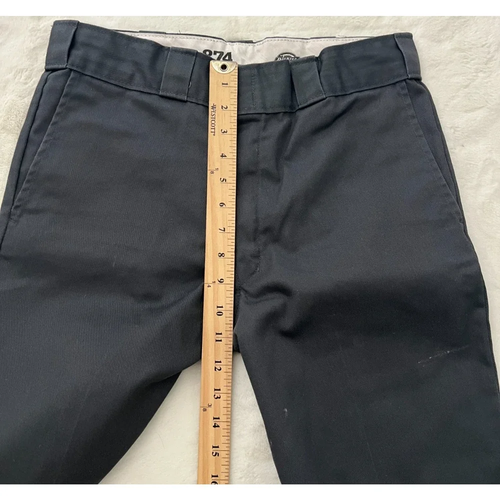 Dickies 874 Original Fit Mens Work Pants 32x32 Charcoal Gray Straight Leg
